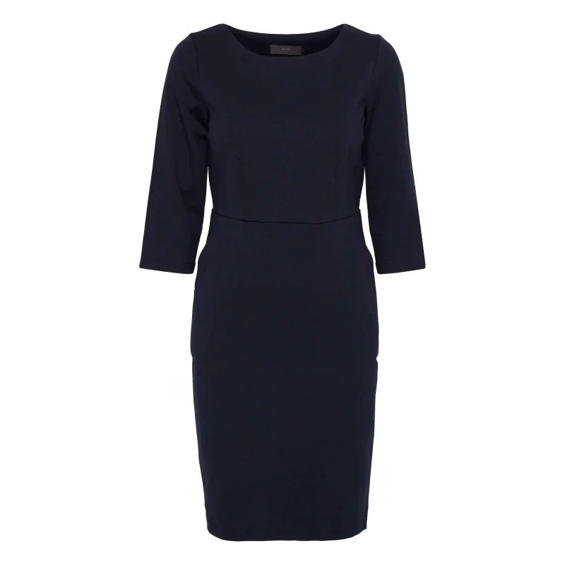 Image of Ichi Casual 3/4 Dress For Her Ichi Kate Bleu Female M