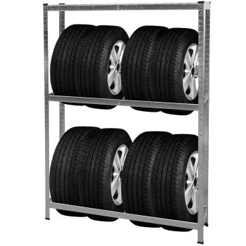 image of Tyre Rack 6x4x1.3ft Galvanized 795kg