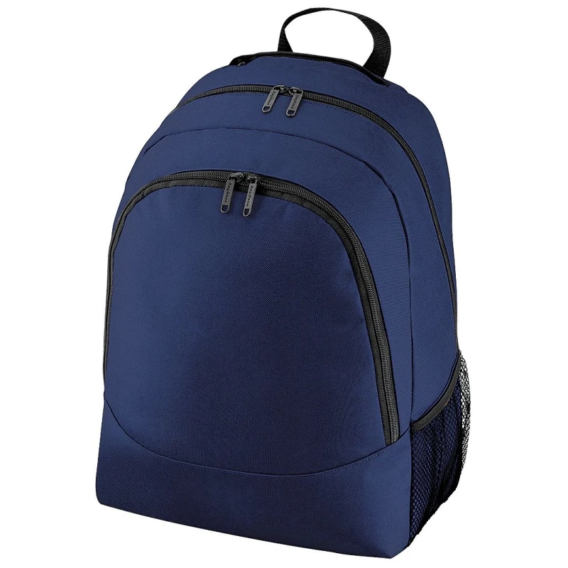 Image of Bagbase Mens Plain Universal Backpack Rucksack Bag (18 Litres) in Navy Navy Male
