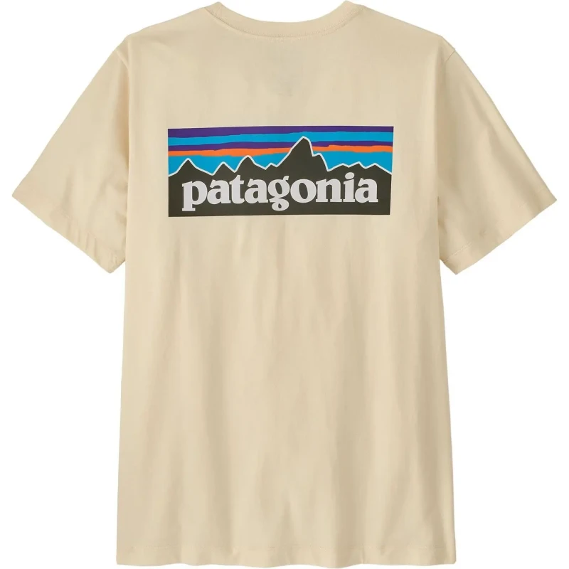 Image of T-Shirt Patagonia P-6 Logo Beige Male 2XL