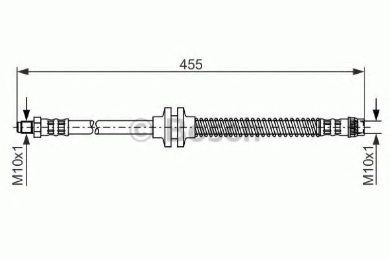 Image of Brake hose Bosch 1 987 476 126