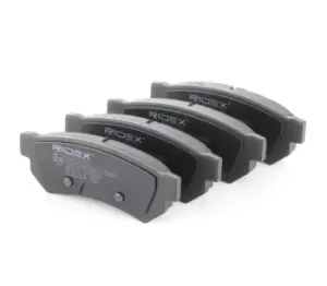 Image of RIDEX Brake pad set 402B0798 Brake pads,Brake pad set, disc brake CHEVROLET,DAEWOO,NUBIRA Kombi,LACETTI (J200),NUBIRA Stufenheck,LACETTI Stufenheck