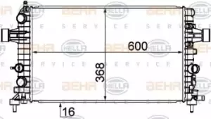 Image of x1 Behr Heat Exchanger 8MK376754-081 Genuine replacement part for Car Made in ID