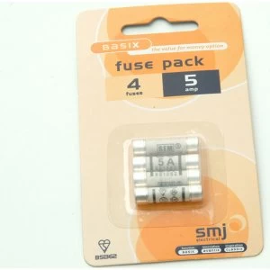 image of SMJ 5 Amp Fuses Pack of 4