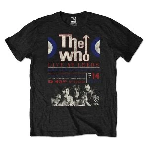 Image of The Who - Live At Leeds '70 Unisex Large T-Shirt - Black