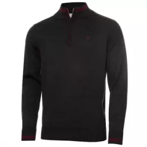 Image of Calvin Klein Golf Klein Golf Monaco Quarter Zip Pullover Mens - Grey