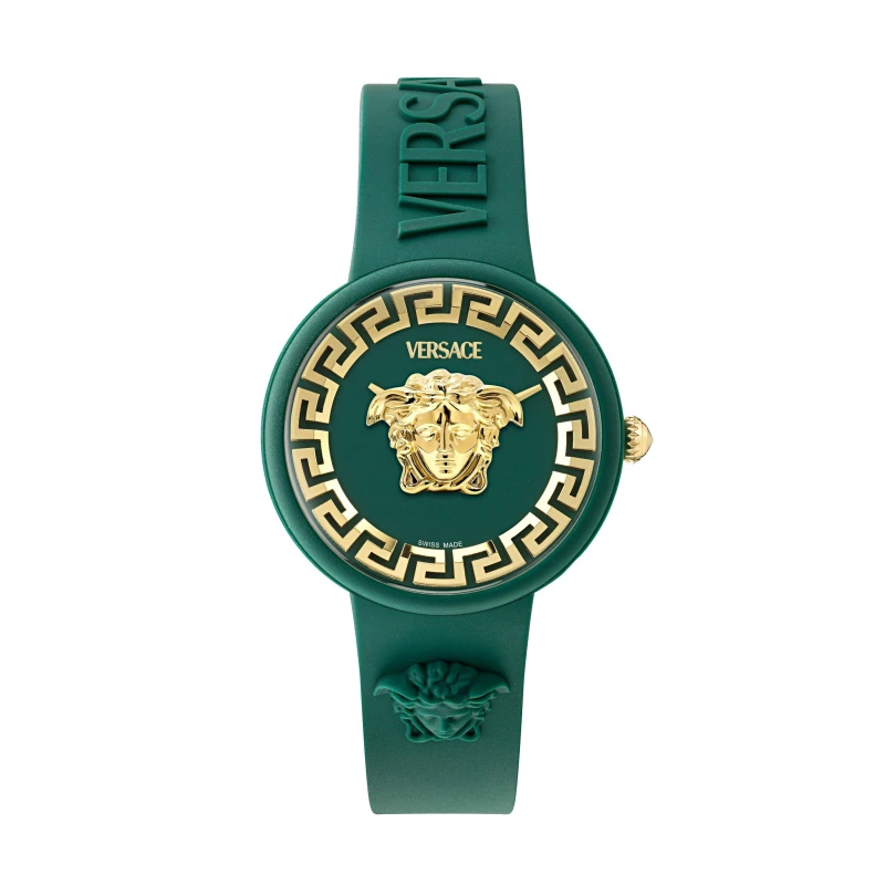 Image of Versace VE8J00424 ICONIC MEDUSA POP (39mm) Green Dial / Watch