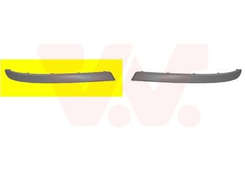 Image of VAN WEZEL Bumper moulding VAN WEZEL 3779582