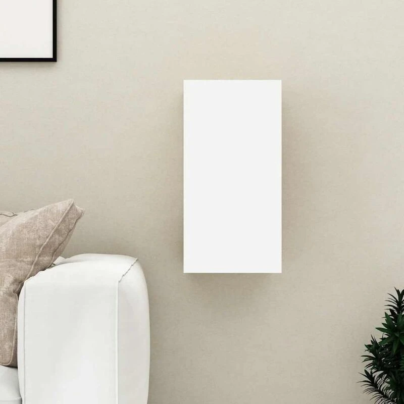 Image of VIDAXL TV Cabinet White and Sonoma Oak 30.5x30x60cm Engineered Wood Vidaxl 8720286351918