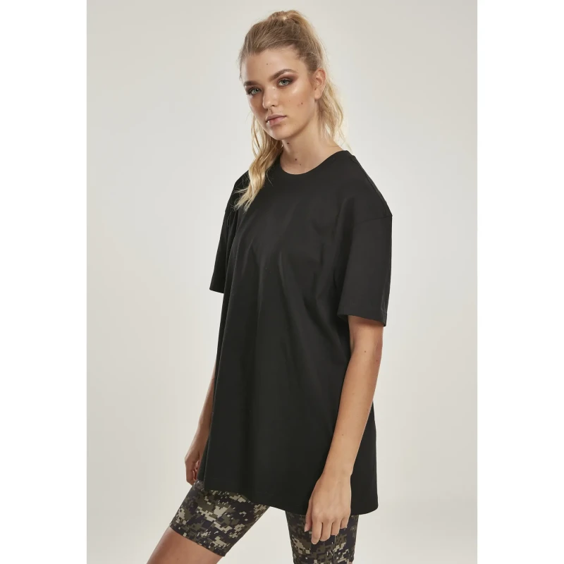 Image of Urban Classics Womens T-Shirt Urban Classics oversized boyfriend Noir Female L