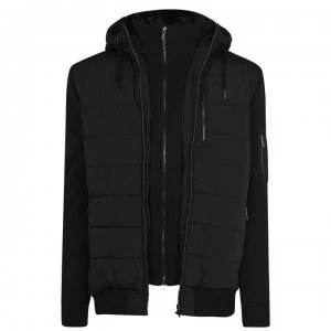 Image of Firetrap Sartorial Knit Jacket Mens - Black