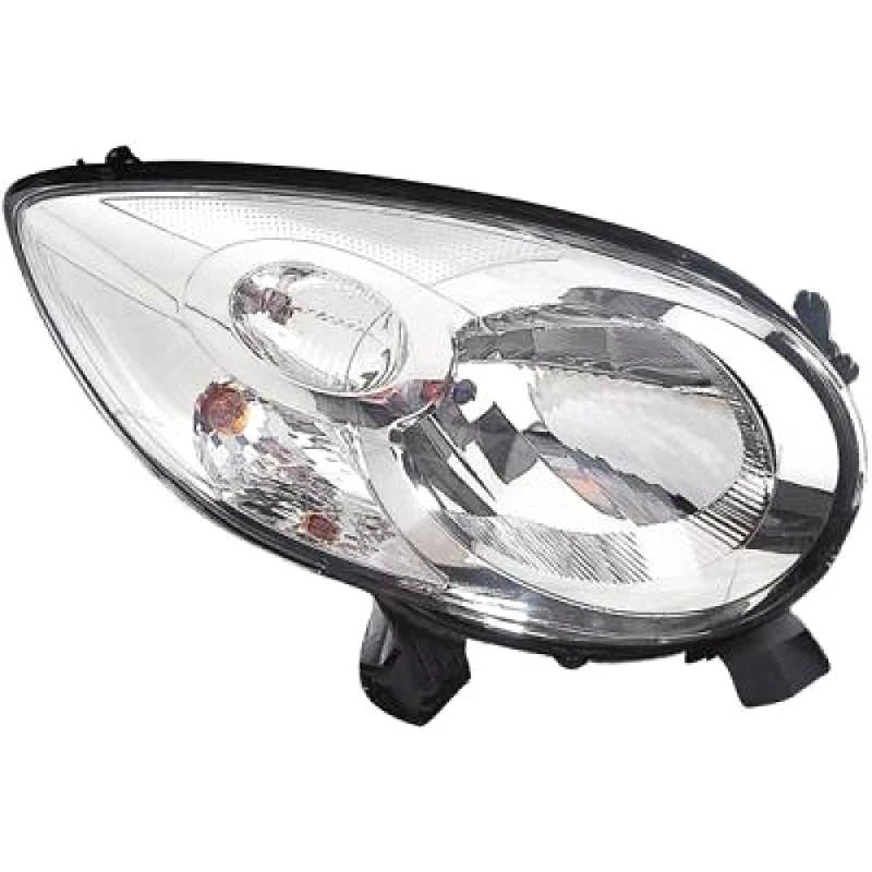 Image of DIEDERICHS 4080080 Headlights H4, Right, with motor for headlamp levelling, Halogen Headlight (259)