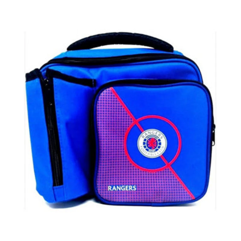Image of Rangers Fc Crest Lunch Bag Royal Blue/red/white (One Size)