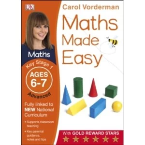 Image of Maths Made Easy Ages 6-7 Key Stage 1 Advanced by Carol Vorderman (Paperback, 2014)