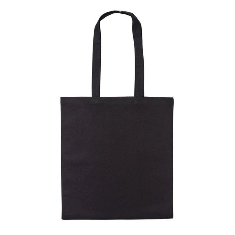 Image of Nutshell Womens Cotton Long Handle Shopper Bag in True Black True Black Female One Size
