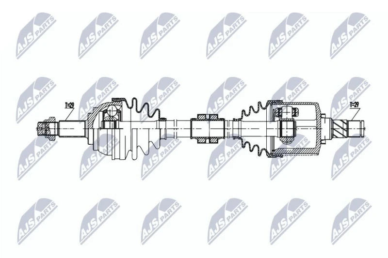 Image of NTY Drive shaft NTY NPW-NS-169