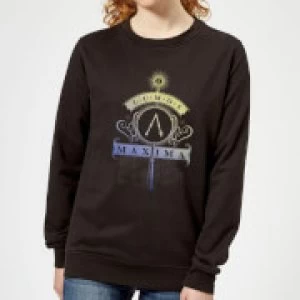 Image of Harry Potter Lumos Maxima Womens Sweatshirt - Black - M