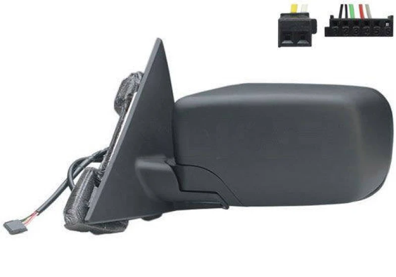 Image of ALKAR 6129849 Wing mirror Left, Electric, Aspherical, primed Outside Mirror (50)