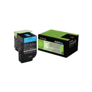 Lexmark 802HC Cyan Laser Toner Ink Cartridge