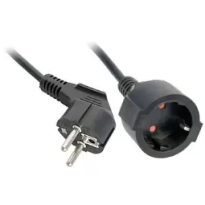 Image of LINDY 30244 Current Cable extension Black 3 m