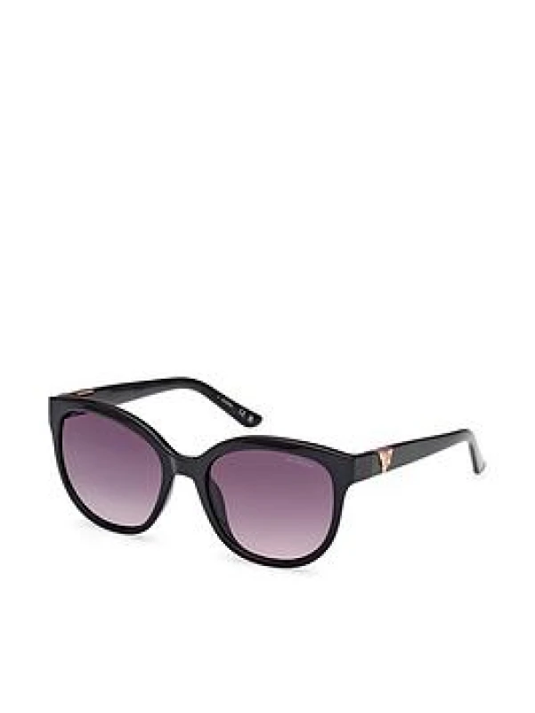 Image of Guess Round Sunglasses - Shiny Black WAH1P Female