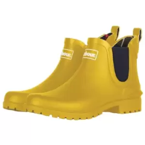 Image of Barbour Womens Wilton Wellington Boots Yellow 6