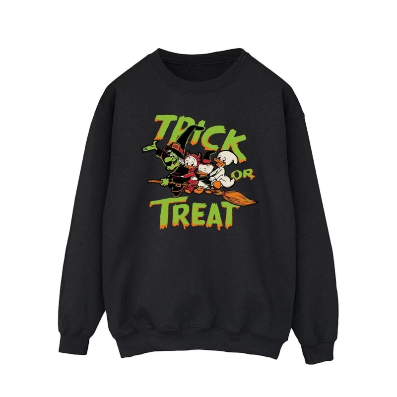 Image of Disney Men Trick Or Treat Sweatshirt in Black Size: Small Black S Male 5063376670821