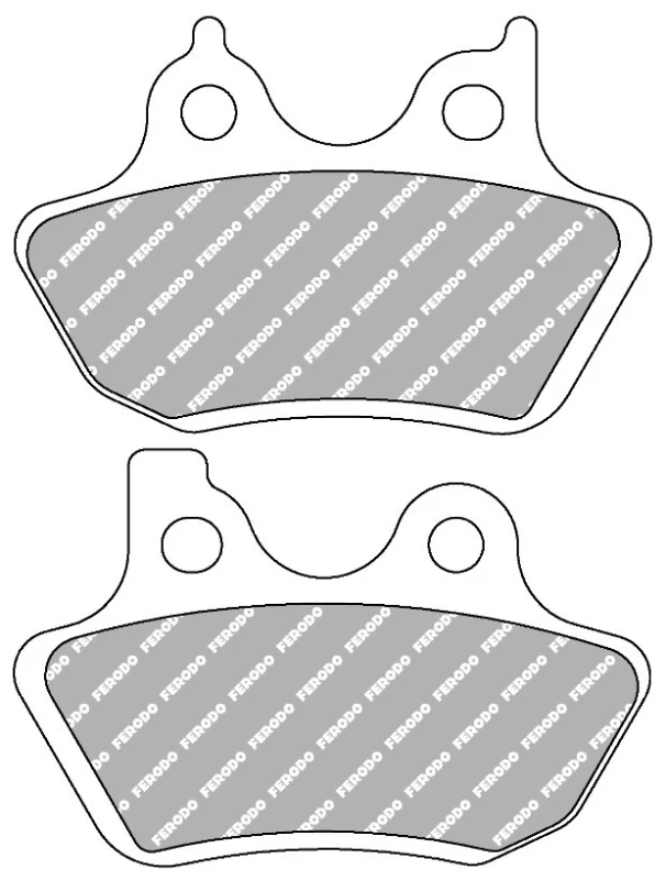 Image of FERODO FDB2097ST Brake pad set Rear Axle Brake Pad Set,disc brake (402)