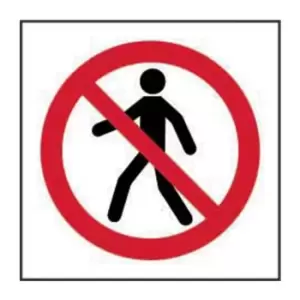 Image of NO Thoroughfare Symbol - Sav (200 x 200mm)