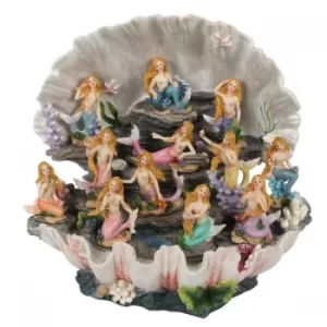 image of Resin Mermaid Ornaments [Shell Display]