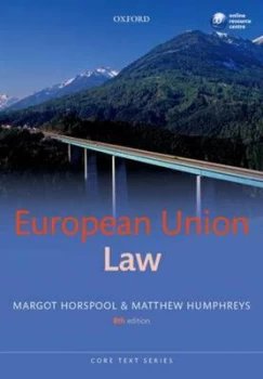 Image of European Union Law by Margot Horspool Paperback