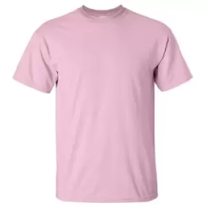 image of Gildan Mens Ultra Cotton Short Sleeve T-Shirt (S) (Light Pink)