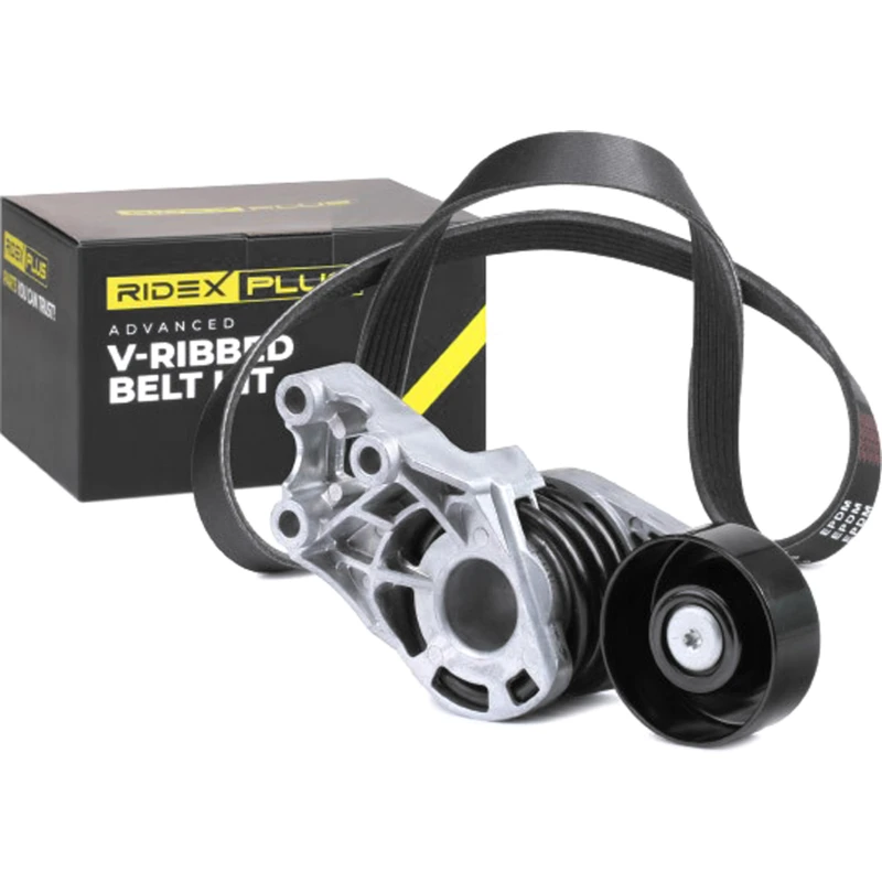 Image of RIDEX PLUS 542R0195P V-ribbed belt set V-Ribbed Belt Set (542)