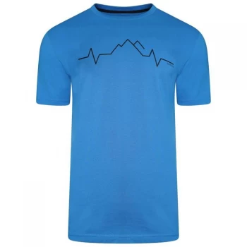 image of Dare2B Differentiate Organic Cotton T-Shirt - Methyl Blue