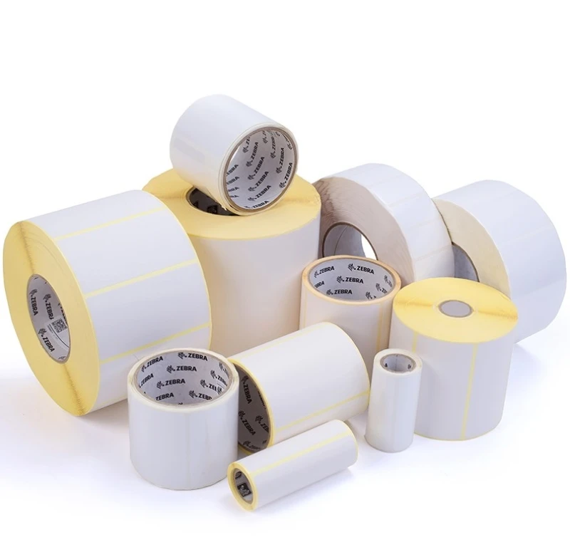 Image of Zebra 3004158 printer label White Self-adhesive printer label
