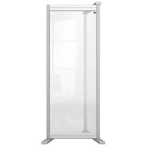 image of Nobo Protection Screen with Modular System Extension Premium Plus Acrylic Transparent 400 x 1000 mm