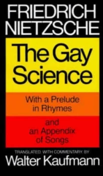 Image of The Gay Science by Friedrich Nietzsche Book