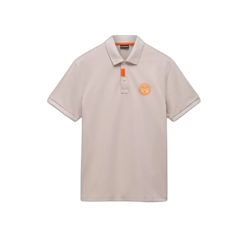 Image of Polo Napapijri E-Clanis SS Beige Male S