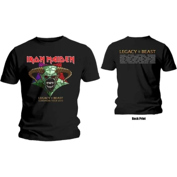 Image of Iron Maiden - Legacy of the Beast Tour Unisex Large T-Shirt - Black