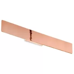 image of Ideal Lux zig zag 75cm Integrated LED Wall Lamp Copper, 3000K