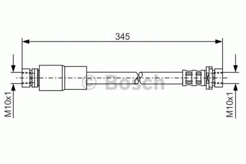 Image of Brake hose Bosch 1 987 476 058