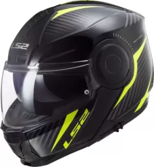Image of LS2 FF902 Scope Skid Helmet, black-yellow, Size 2XL, black-yellow, Size 2XL
