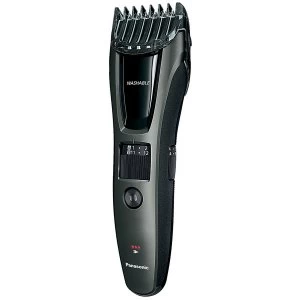 image of Panasonic Black Rechargeable Beard and Hair Trimmer