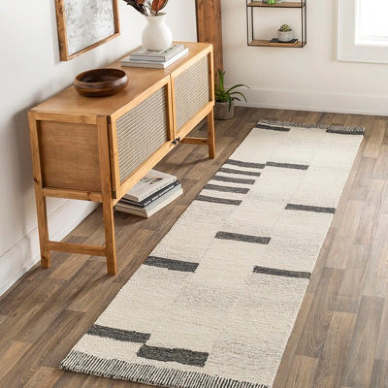 Image of Livabliss Hand-Tufted Global Wool Granada Area Collection, Beige 122 X183cm - Easy Care, Living Room & Bedroom