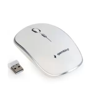 Image of Gembird MUSW-4B-01-W mouse Ambidextrous RF Wireless Optical 1600 DPI