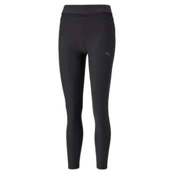 Puma Studio Mesh Inset High Waist 7/8 Training Leggings Womens - Black