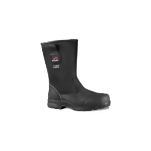 Image of RF040 Manitoba Rigger Safety Work Boots Black - Size 4 - Rock Fall