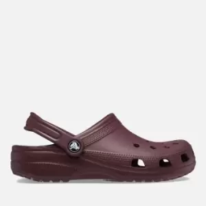 image of Crocs Womens Classic Clogs - Dark Cherry - M4W5