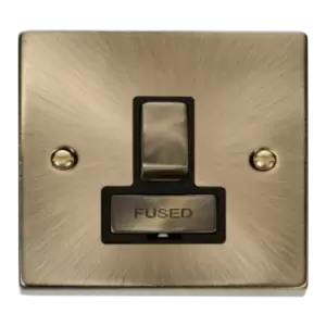Image of Click Scolmore Deco Ingot 13A Switched Fused Spur Unit - VPAB751BK