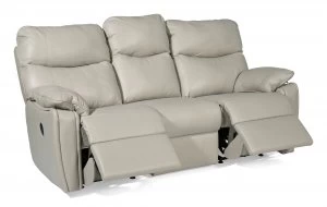 Image of G Plan Henley Leather 3 Seater Power Recliner Double